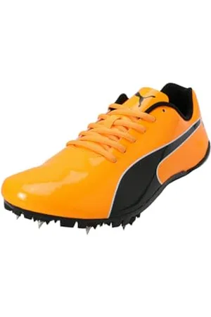 PUMA Unisex Evospeed PREP Sprint 3.5 Track and Field Shoe, Sun Stream Black White, 43 EU
