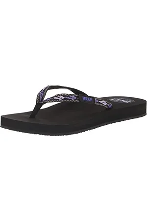 Reef Damen Ginger Flipflop, Schwarz/Violett, 37.5 EU
