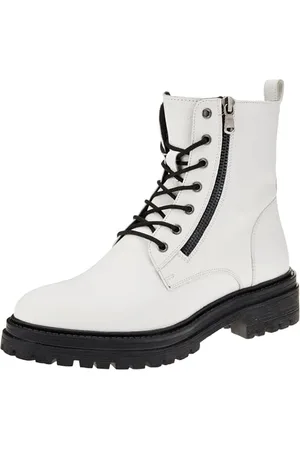 Geox D IRIDEA Ankle Boot, White, 41 EU