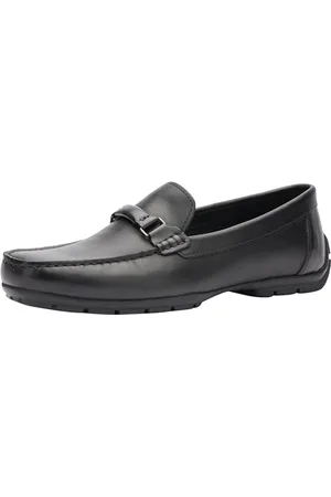 Geox U Moner W 2FIT A Moccasin, Black, 39 EU