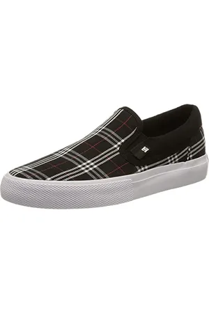 Dcshoes Damen Manual Skate-Schuh, Black/Plaid, 36 EU