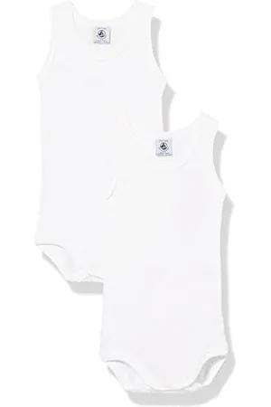 Petit Bateau Baby JungenÄrmellose Bodys (2er Pack) , , 3 Monate