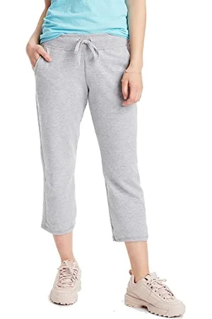Hanes Damen Sweatpants French Terry Capris Damen Capri Jogger, , X-Groß