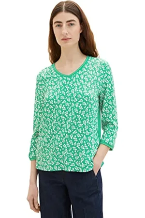 TOM TAILOR Damen Longsleeve mit Muster