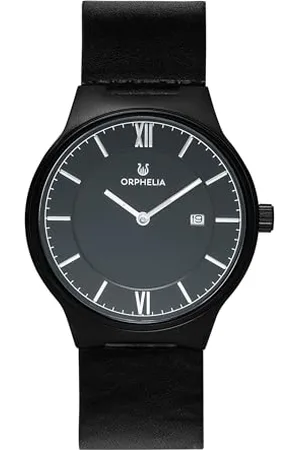 ORPHELIA Herren-Armbanduhr Analog Quarz mit Leder Armband