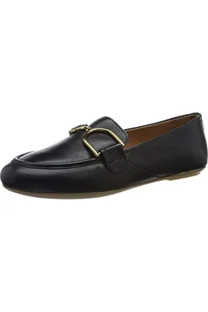 Geox D Palmaria Moccasin, Black, 35 EU