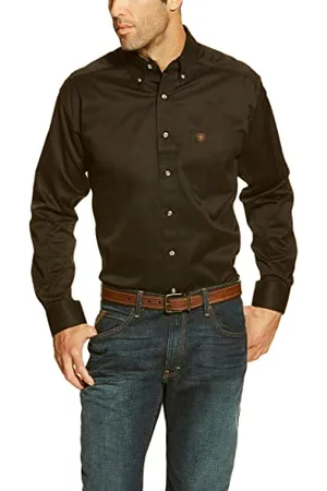 Ariat Herren Solid Twill Fitted Shirt Hemd, , L