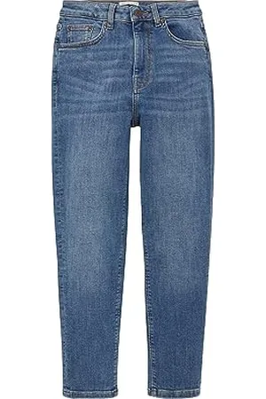 TOM TAILOR Mädchen 1037998 Mom Fit Jeans, 10113-Clean Mid Stone Blue Denim, 140