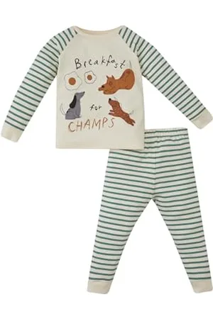 DeFacto Schlafanzüge für Baby Jungen, Pyjama Baby Jungen, Bekleidungssets für Baby-Jungen Gemütliche Nachtwäsche für die Kleinen Helden, ,12-18 Monate