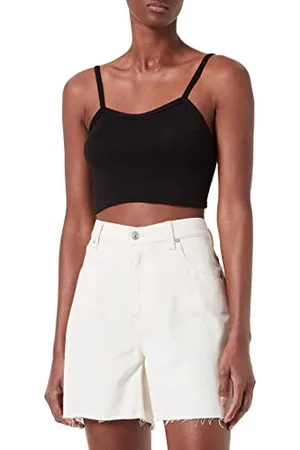7 for all Mankind Damen Billie Denim Shorts, , 29 EU