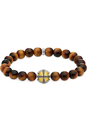 Thomas Sabo Unisex-Armband Kreuz gold 925 Sterlingsilber gelbgold vergoldet A1929-849-2-L19,5