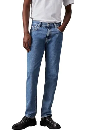 Calvin Klein Jeans Herren Jeans Hose Authentic Straight Fit, Blau (Denim Light), 38W/32L