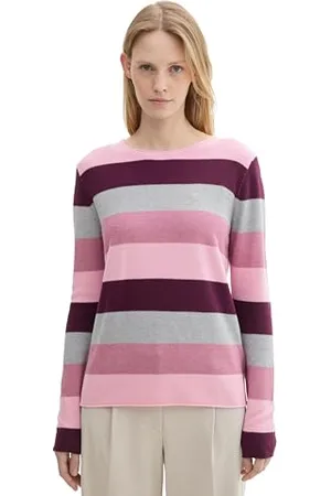 TOM TAILOR Damen Strickpullover mit Rundhals, , XS