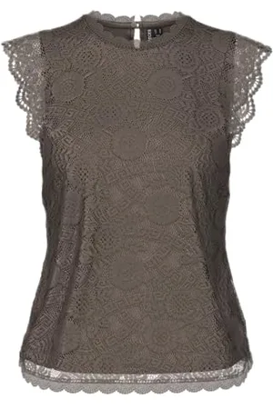 Pieces® Pcolline Sl Lace Top Noos