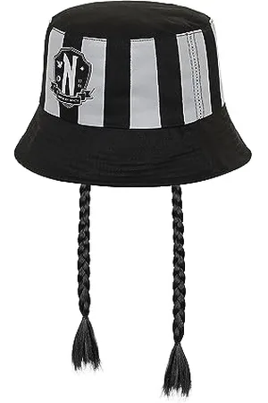 KARACTERMANIA Wednesday Braid-Bucket Kindermütze