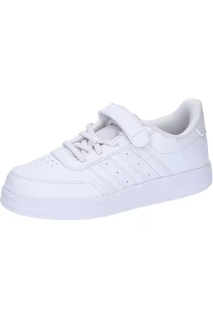 adidas BREAKNET 2.0 Shoes Children Tennisschuhe, Cloud White/Cloud White/Cloud White, 29 EU