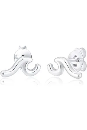 Elli Ohrringe Damen Ohrstecker Wellen Trend in 925 Sterling