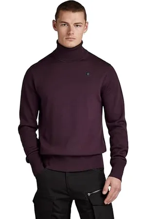 G-Star RAW Herren Premium Core Turtle Knitted Pullover, , XS