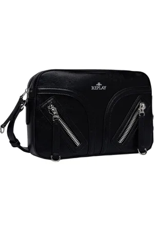 Replay Damen Schultertasche aus Kunstleder, Schwarz (Black 0098), Onesize