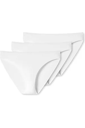 Schiesser Damen - Tai Slip - 3er Pack (XL Weiß)