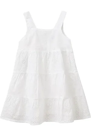 Benetton Mädchen und Jungen Vestito 4zrlgv01p Kleid, , 104 cm