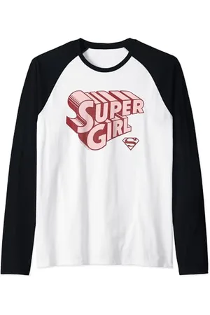 DC Comics Originals Supergirl Retro Logo Raglan