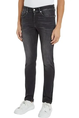 Calvin Klein Jeans Herren Jeans Hose Skinny Fit, Blau (Denim Black), 28W/32L