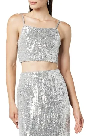 THE DROP Pailletten-Bralette für Damen, Freddie, , XXL Große Größen