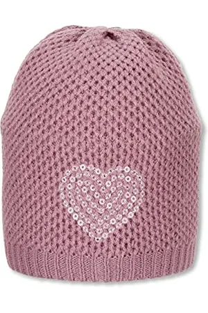 Sterntaler Baby-Mädchen Strickmütze Herz Mütze, , 43