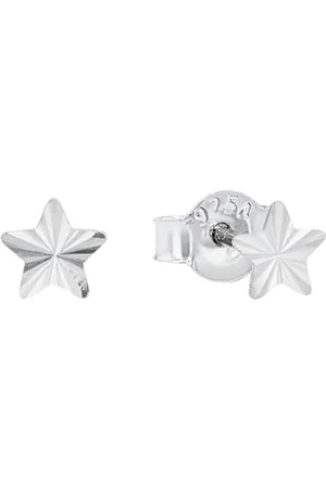 Amor Ohrstecker 925 Sterling , 375 Gold Mädchen Kinder Ohrschmuck, Tiermotiv, , Gold, Perle, Zirkonia, Kommt in Schmuck Geschenk Box