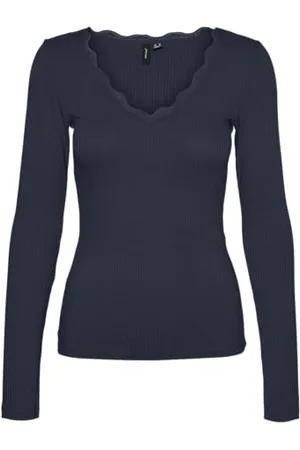 VERO MODA VMMILY LS V-Neck TOP JRS GA