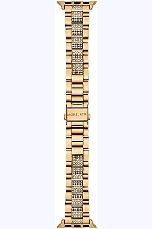 Michael Kors Armband kompatibel mit Apple Watch, 38/40/41 mm - 18 mm Edelstahl, MKS8021