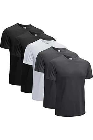 MEETWEE Herren T-Shirt Kurzarm Sommer Sports Tshirts Gym Fitness Männer Schnelltrocknend Atmungsaktiv Trainingsshirt Funktionsshirt Sportshirt