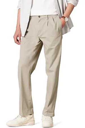 Amazon Herren Knitterfreie Chinohose mit klassischer Passform und Bügelfalte (erhältlich in Big & Tall), , 38W / 29L