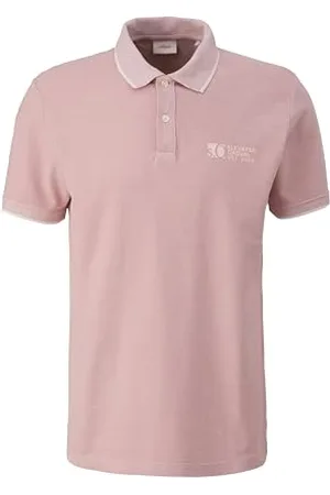 QS by s.Oliver Poloshirt mit Logo Print