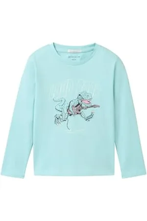 TOM TAILOR Jungen Kinder Langarmshirt mit Print, , 104/110