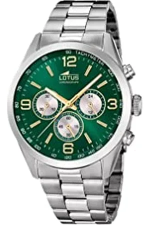 Lotus Minimalist Herren Armbanduhr aus Edelstahl in der Farbe 43mm, Wasserdichtigkeit: 5Bar, 18152/H