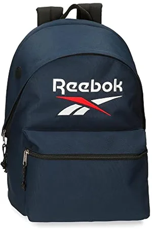 Reebok Boston Laptop-Rucksack mit zwei Fächern, 15,6 Zoll, Blau, 31 x 44 x 17,5 cm, Polyester, 23,87 l