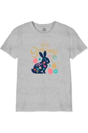 REPUBLIC OF CALIFORNIA Jungen Borepczts035 T-Shirt, Grau meliert, 14 Jahre