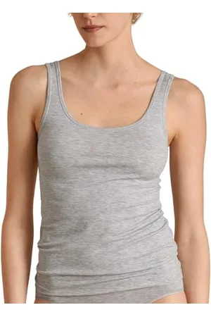 Calida Natural Comfort Tank Top Damen, mit Rundhals-Ausschnitt