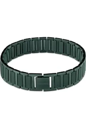 Calvin Klein Calvin Kein Klein Gliederarmband für Herren Kollektion STRUCTURED LINKS aus Edelstahl - Erhältlich aus Grün oder Silber