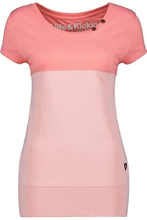 alife kickin ALIFE and Kickin CoraAK A Shirt – Damen T-Shirt – Bequemes Kurzarm Shirt für Alltag & Freizeit – Perfekt für Sommer & Übergangszeiten S