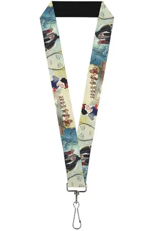 Buckle Buckle Down Unisex-Erwachsene Lanyard-1.0-Snow White/Dwarves/Old Witch/Evil Queen Scen Schlsselanhnger, , Einheitsgröße