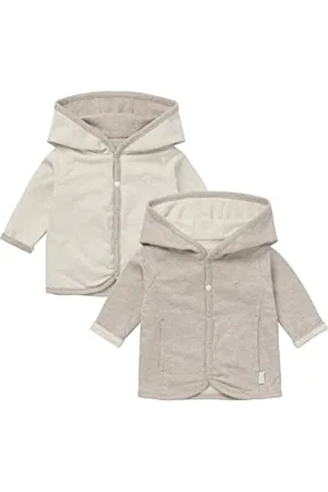 Noppies Baby Unisex Baby U Cardigan REV Bonny Strickjacke, Taupe Melange-P757, 74
