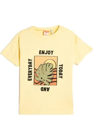 Koton Babyboy T-Shirt Printed Short Sleeve Crew Neck Cotton