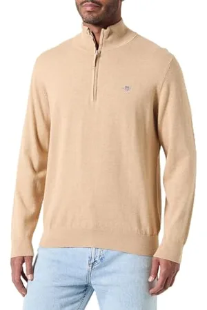 GANT Herren Classic Cotton Half Zip Pullover, , XL
