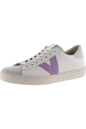 victoria Low-Top Unisex Berlin Leder & Kontrast-Teile & Spaltleder-Zehe 1126142 für Erwachsene 36