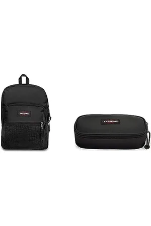 Eastpak Pinnacle Rucksack, 42 cm, 38 L, (Black) & Oval XL Single Federmäppchen, 22 cm, (Black)