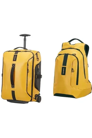 Samsonite Paradiver Light - Reisetasche/Rucksack mit 2 Rollen S, 55 cm, 51 L, & Paradiver Light - Laptoprucksack L+ 15.6 Zoll, 48 cm, 24 L