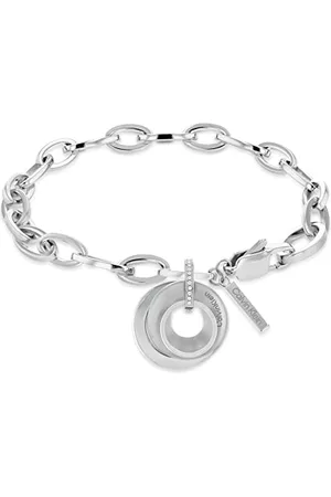 Calvin Klein Gliederarmband für Damen Kollektion PLAYFUL CIRCULAR SHIMMER mit Kristallen - 35000156